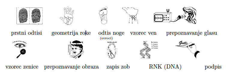 Biometrični testi. Velja poudariti, da ni idealnega testa. Prstne odtise npr. puščamo na raznih predmetih, ki se jih dotaknemo. Če smo dolgo v vodi ali na mrazu, se prstni odtis malce spremeni. Problem nastane tudi, če si prst poškodujemo. Si predstavljate, da bi morali oddati ugriz na bankomatu? Se kdo spomni dejanskega preverjanja podpisa, le-to bi moral itak opraviti le izurjen grafolog.